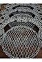 Black Tulle with French Lace Runner and Supla Set for 6 People with Silver Glitter - 3