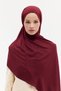 Comfort Cotton Shawl - Burgundy - 3