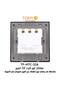 TOEFL | Wall Light Switch | 32A 7x7cm Silver Recessed Installation 25 Years | Recessed Wall Switch | Home Office Lighting Control - 5