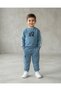 Boy's Seasonal Compact Cotton 2-3-4-5-6 Years Old Top and Bottom Tracksuit Set