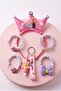 Six-Piece Children's Buckle Crown and Keychain Set - 2