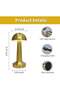 Metal Rechargeable Cordless LED Table Lamp with Touch Sensor, 3-Level Dimmable, Portable - 4