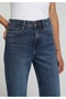 Loose Bootcut Fit Women's Mid Indigo Denim Jean Pants - 5