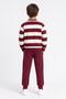 Boys' Striped Sweatshirt and Jogger Bottom Set - 4