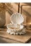 Oyster Seashell Jewelry Stand Decorative Jewelry Organizer - Plastic - 2