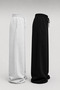 2 Pieces of Sweatpants, Black and Gray, Loose-Legged, Comfortable Fit Sweatpants - 6