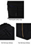 Unisex Black Fabric Backpack 26Sbd30096F - 4