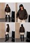 Crew Neck Casual Draped Sweater - 4