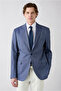 8 Drop Muscle Fit Long Athletic Cut Mono Collar Patterned Lycra Classic Jacket