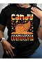 Cornucopia - تي شيرت برسومات سوداء لعيد الهالوين من كاندي كورن بان - 7