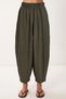 Linen Vest Trousers Set Lby0062 Khaki - 5
