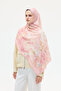 Velvet Cashmere Shawl - Pink - 4