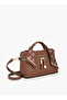 Solid Crossbody Bag with Scarf Detail - 3