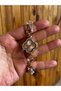 Women's Flower Model Stone Wristwatch Rose Gold Pink Stone Detailed Stylish Elegant Watch - 3