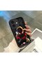 iPhone 16 Compatible Black Spiderman Case Camera Protector Couple Case Silicone Phone Case