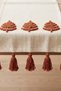 Tree of Life Embroidered Tassel Embroidered Cotton Runner Tablecloth 40X130 cm - 2