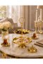 Luxurious 2-Tier Gold Mirrored Presentation Tray Cookie Holder Turkish Delight Holder Chocolate Holder - 3