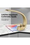 Bathroom Sink Faucet New Model Waterfall Matte Gold Color Imported with 7 Years Warranty - 2