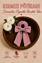 Pötikare Scrunchie Bow Ribbon Hair Clip with Strong Elastic Tail