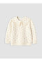 Lcw Kids Ecru 3 Thread Raster Patterned Girls' Sweatshirt W6Q508Z1-Lra |   Lcw - 2