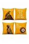 Wild Leopard Patterned 4-Piece Throw Pillow Cover Set - 3