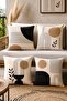 Abstract Lines Patterned 4-Piece Throw Pillow Cover Set