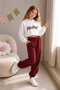 Girls' Manifest Printed Hooded Sweatshirt and Jogger Sweatpants 2-Piece Set - 2