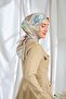 Twill Silk Scarf Abstract Gray - 2