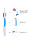 Find Back Practical Ear Cleaning Device Silicone Kit Ear Claning () - 2