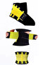 Hot Belt Thermal Sauna Belt Unisex Sweat Corset (Yellow-Black) ()