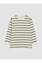 Esvab • Modern & Distinctive Zero Roba Collar Striped Boys' T-Shirt - 2