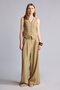 Regular Fit V-Neck Linen Blend Buttoned Vest I1207Ax26Hs - 5