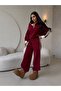 Half Zipper Striped Suit - 4