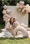 Retro Rainbow Pink Balloon Stand Set |   Transparent 7-Piece Stand + Retro Rainbow Foil Balloon 81×44 cm + 7 Latex Balloons - 4