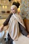Cc Pattern Aura Cotton Jacquard Shawl Camel