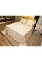 Embroidered Hera Double Cream Bedspread - 5