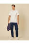Men Cream Plain T-Shirt - 2