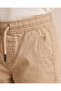 Boys Tan Pull On Twill Trousers - 3