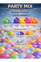 Reversed Face Birthday Balloon Chain 65 Balloon Rainbow Balloon Set Party Decoration Concept - 2