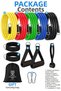 30 kg Resistance Band Set 11 Pieces with Bag Pilates Aerobic Exercise Pull up Fitness Rubber Tube Band Tdb1 - 8