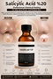 Salicylic Acid 20% Professional Chemical Peeling Care for Oily and Acne-Prone Skin Deeply Cleanses Pores - 4
