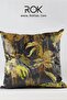 Leaf Patterned Throw Pillow Cover 45X45 cm Decorative Pillowcase