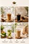 Squama Borosilicate Cold Coffee Glass with Glass Lid – 650 ml - 4