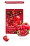 Pomegranate Extract Face Mask 10-Pack – Korean Paper Mask with Antioxidant Effect & Skin Revitalizing Effect |   Fresh Look - 4