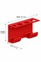 Wall Mounted Bathroom Organizer Hair Dryer Stand |   Hair Dryer Organizer Hanger |   Premium Bathroom Organizer - 3