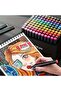 Professional Felt-Tip Marker Pen Set for Drawing and Painting 48 Li- Thick and Thin Dual-Tip 48 Pens ---With Stand-- - 4