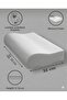 Medium Size Orthopedic Visco Pillow Cushion – Neck Support, Pressure Relief, Heat Sensitive – Medium Firmness - 3