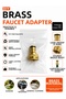 Copper Tap Adapter Brass Tap Connection Apparatus Hose Adapter Tap Converter Garden Irrigation and Plumbing Equipment