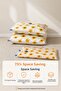 3-Piece Vacuum Storage Bag Set with Transparent Front Panel for Quilts, Blankets, Clothing Organization and Storage Bag - 5
