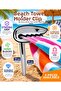Set of 4 Beach Towel Stabilizer Clips – Anti-Wind Towel Holder – Sunbed and Beach Towel Fixing Device 17X11 cm